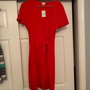 JCREW wrap dress - Red
